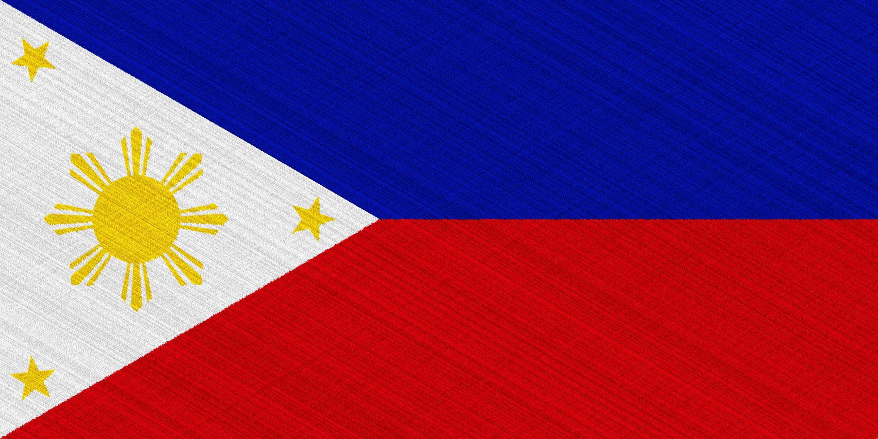 Textured Philippine national flag background